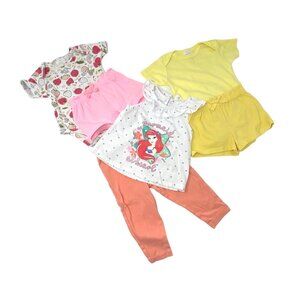 Baby Girl's - 2 Shorts, 2‎ Body Suits, 1 Shirt, 1 Leggings - Size 6-9 M